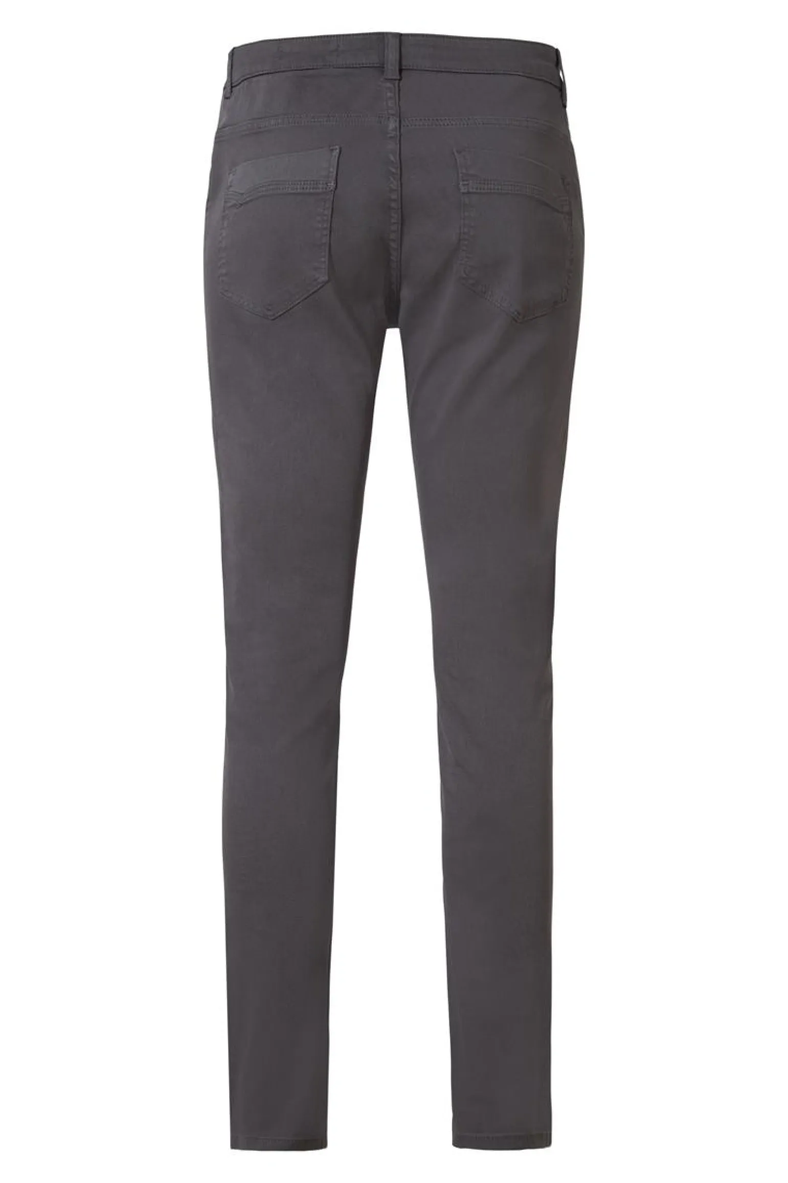 Outlet Miss Etam Broek slim fit grijs 32" Lichtgrijs