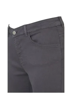 Outlet Miss Etam Broek slim fit grijs 32