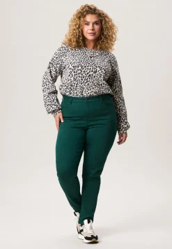 New Miss Etam Broek slim fit groen 32