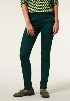 Hot Miss Etam Broek slim fit groen 36" Dark green