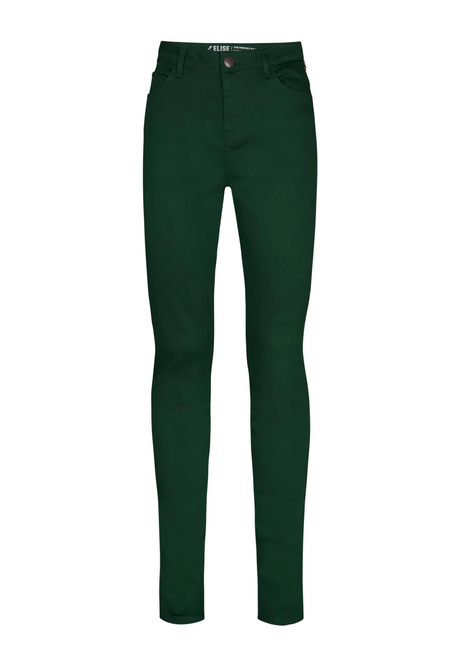 Hot Miss Etam Broek slim fit groen 36" Dark green