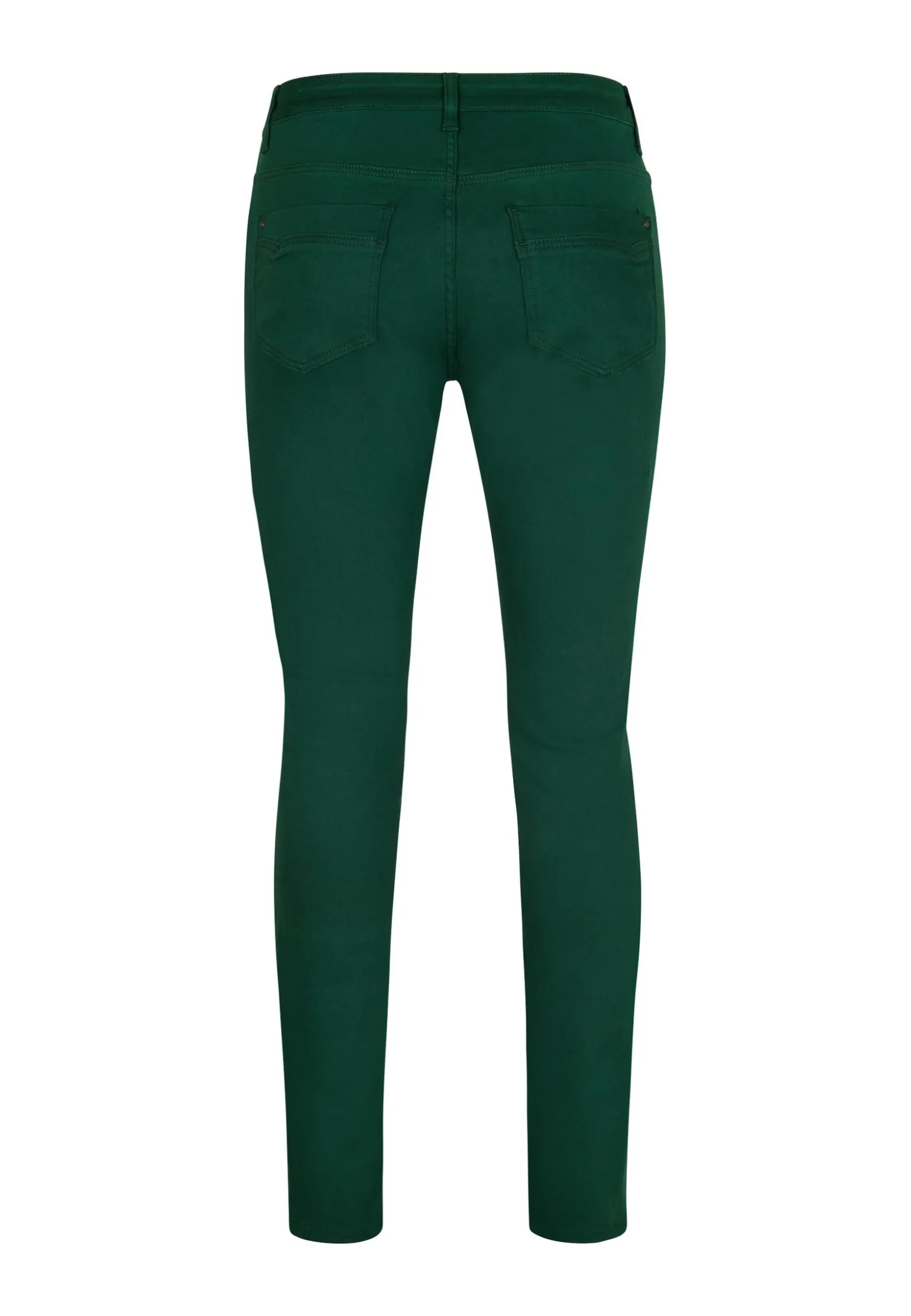 Online Miss Etam Broek slim fit groen 32" Dark green