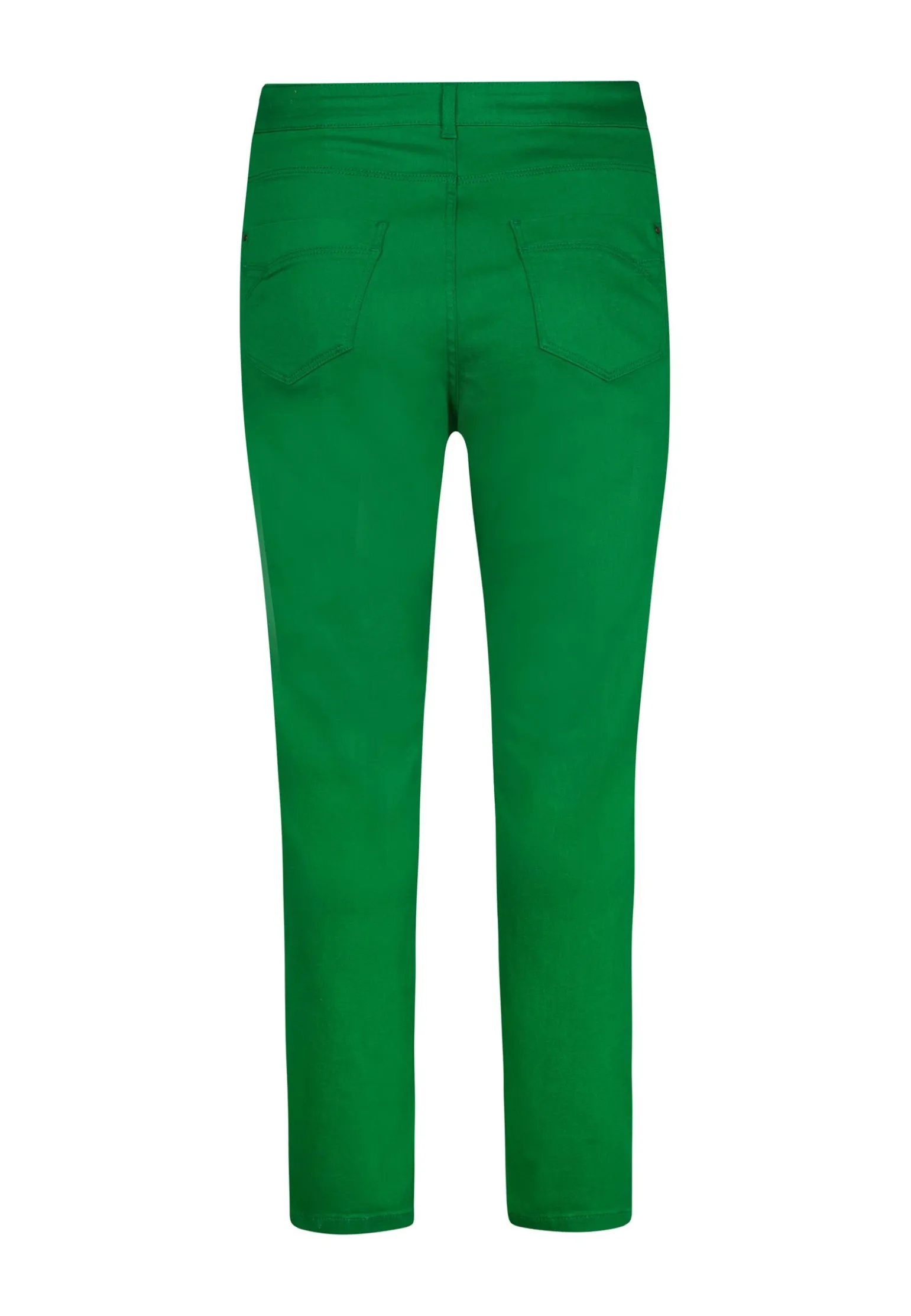 Discount Miss Etam Broek slim fit groen 32" Jelly bean green