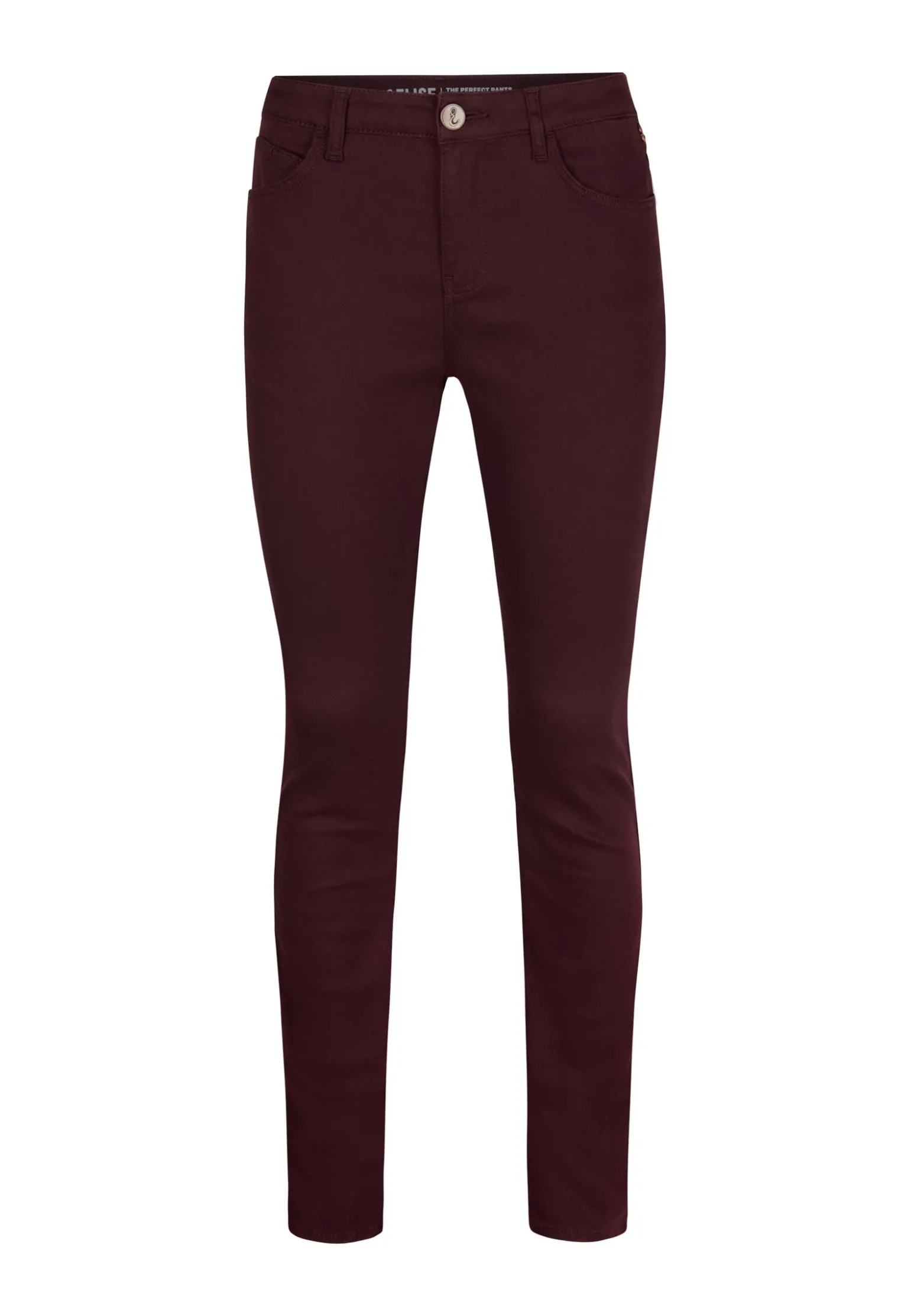 Sale Miss Etam Broek slim fit paars 32" Aubergine