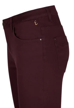 Sale Miss Etam Broek slim fit paars 32
