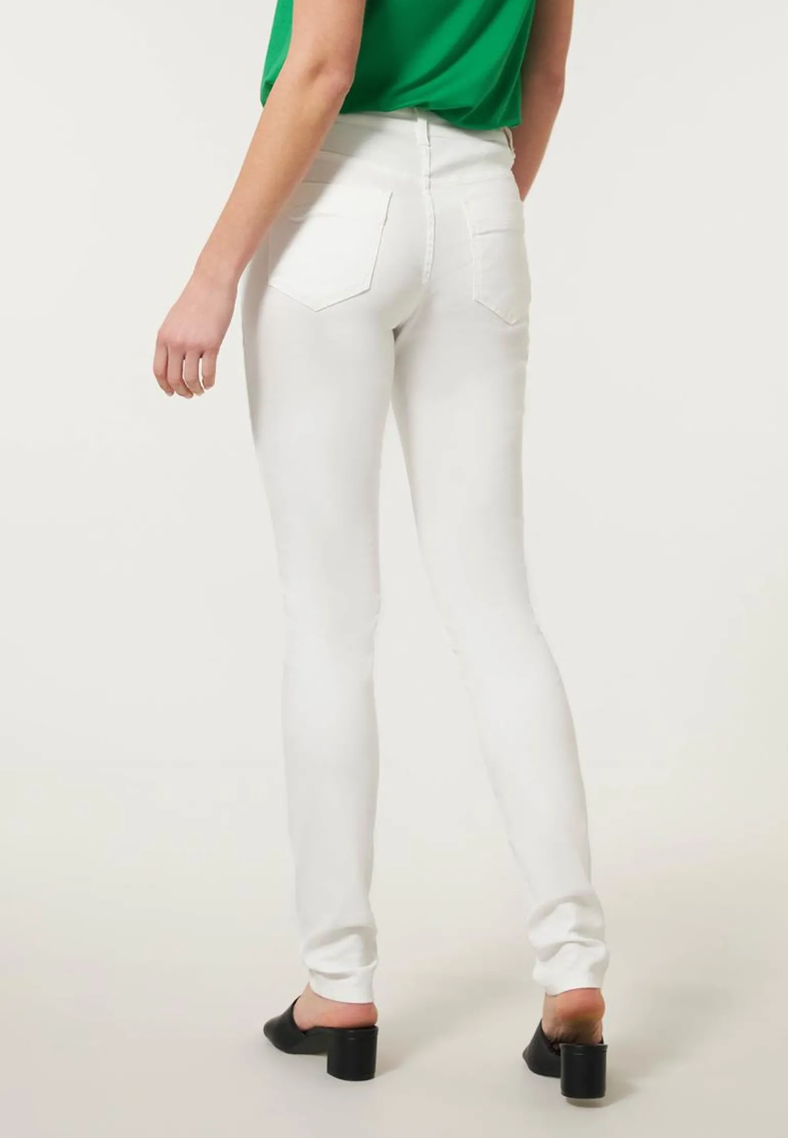 Miss Etam Broek slim fit 36" Wit