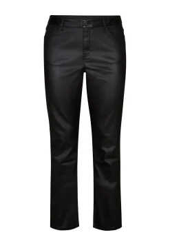 New Miss Etam Broek straight fit coated 32" Zwart