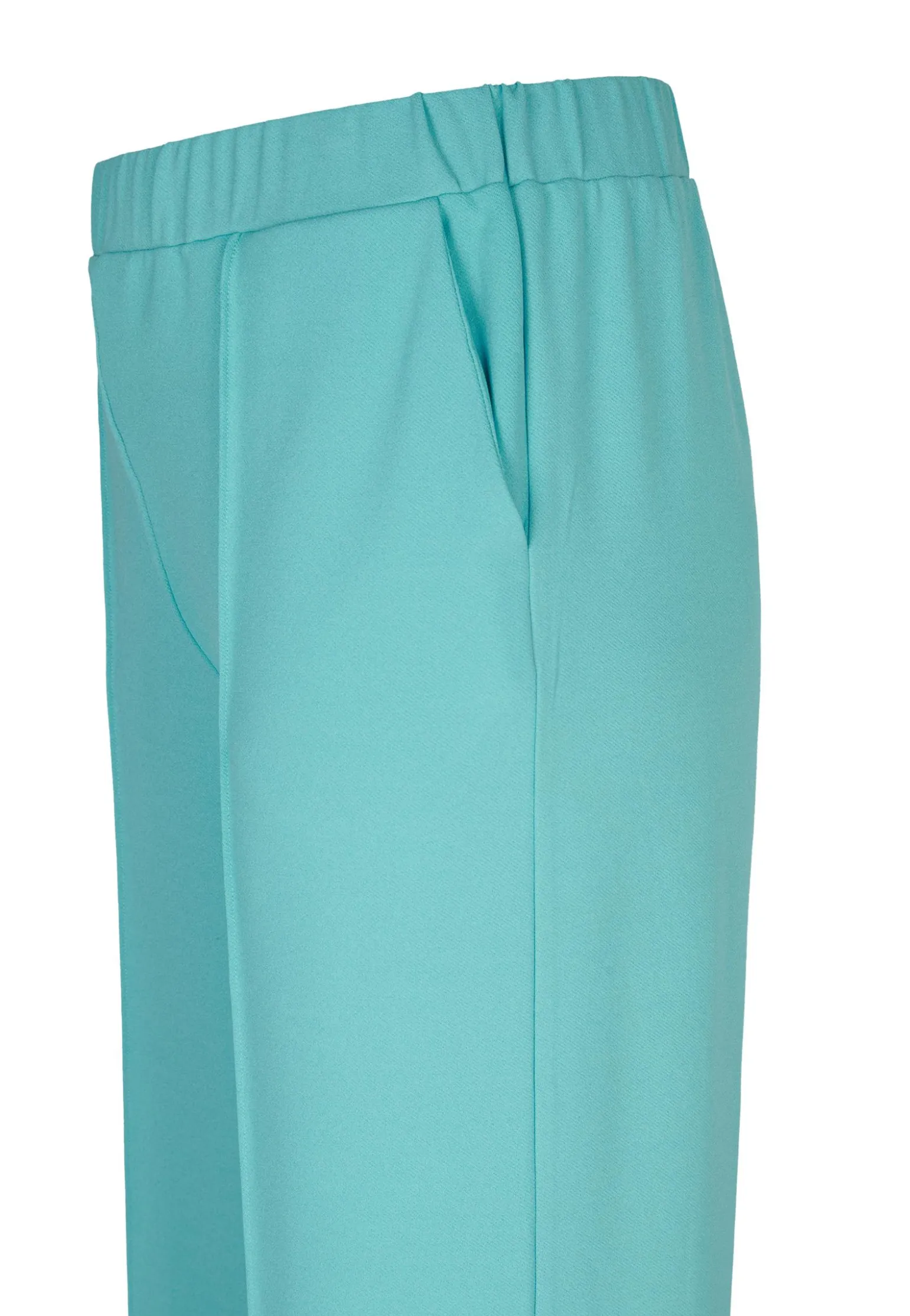 Miss Etam Broek wide leg blauw 32" Soft Aqua