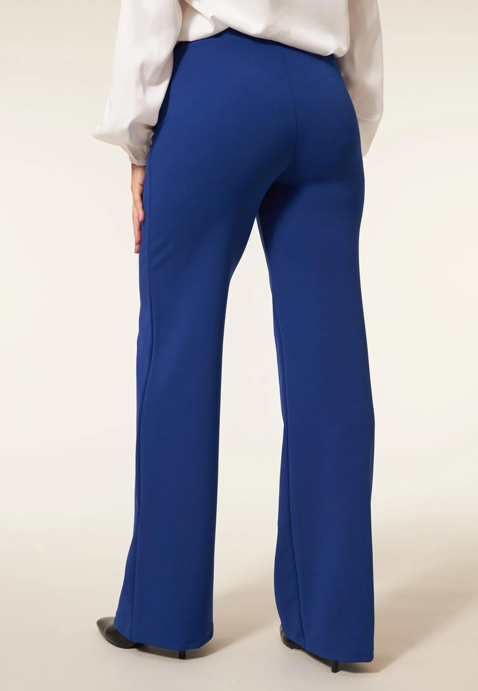 Discount Miss Etam Broek wide leg blauw 36" Kobaltblauw
