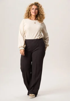 Discount Miss Etam Broek wide leg bruin 32