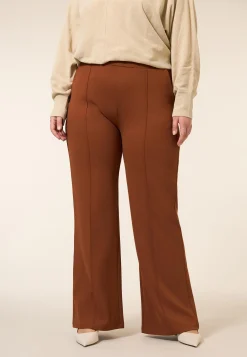 Online Miss Etam Broek wide leg bruin 32" Mocca