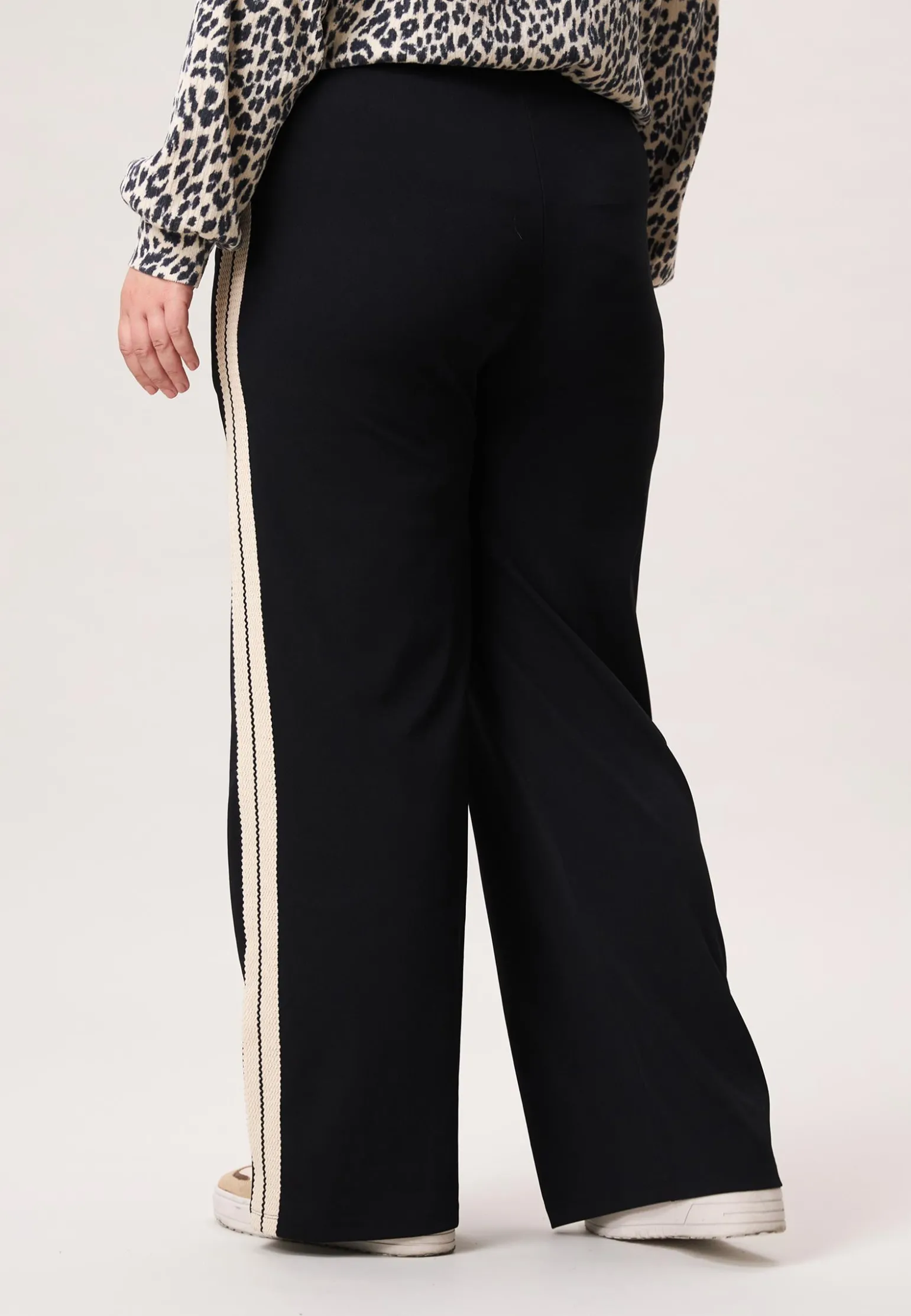 Online Miss Etam Broek wide leg detail 32" Zwart