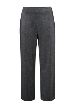 Hot Miss Etam Broek wide leg glitter grijs 32" Multi silver