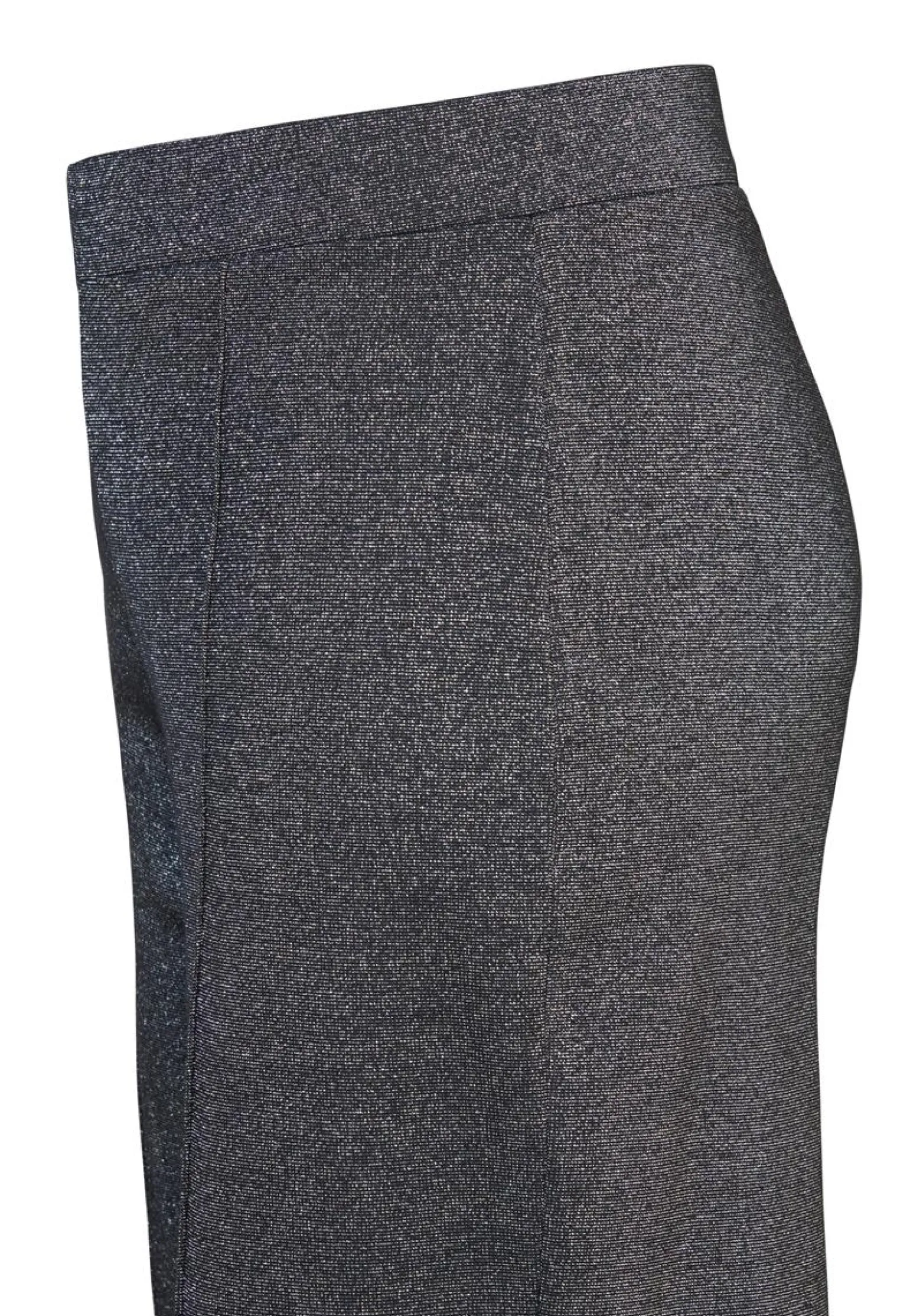 Hot Miss Etam Broek wide leg glitter grijs 32" Multi silver