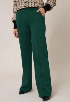 Discount Miss Etam Broek wide leg groen 36" Pinegreen