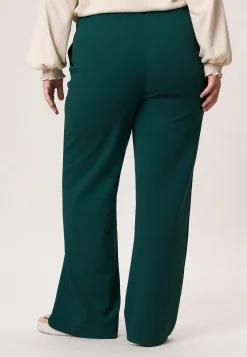 Discount Miss Etam Broek wide leg groen 32