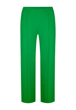Online Miss Etam Broek wide leg groen 32" Jelly bean green