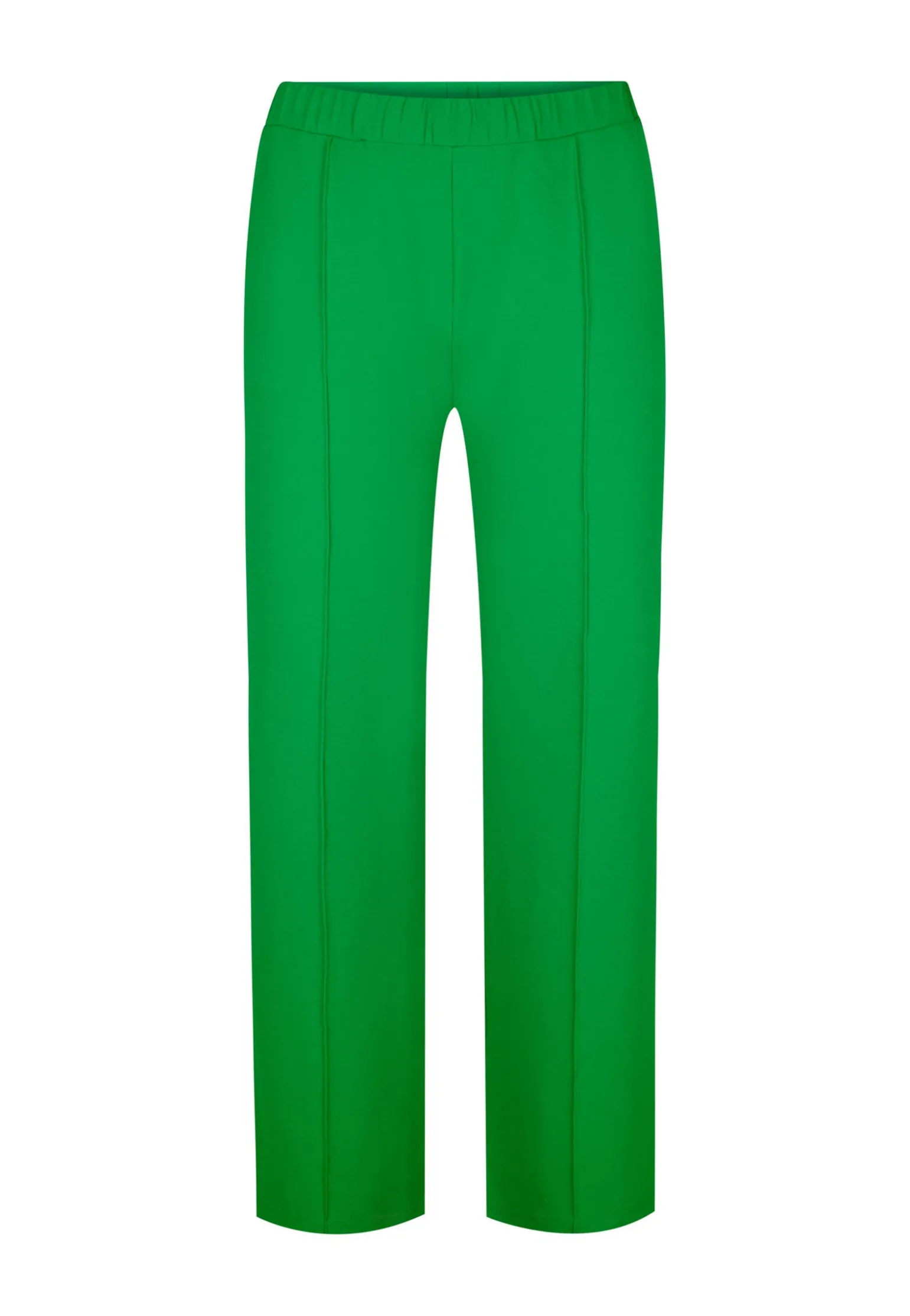 Online Miss Etam Broek wide leg groen 32" Jelly bean green