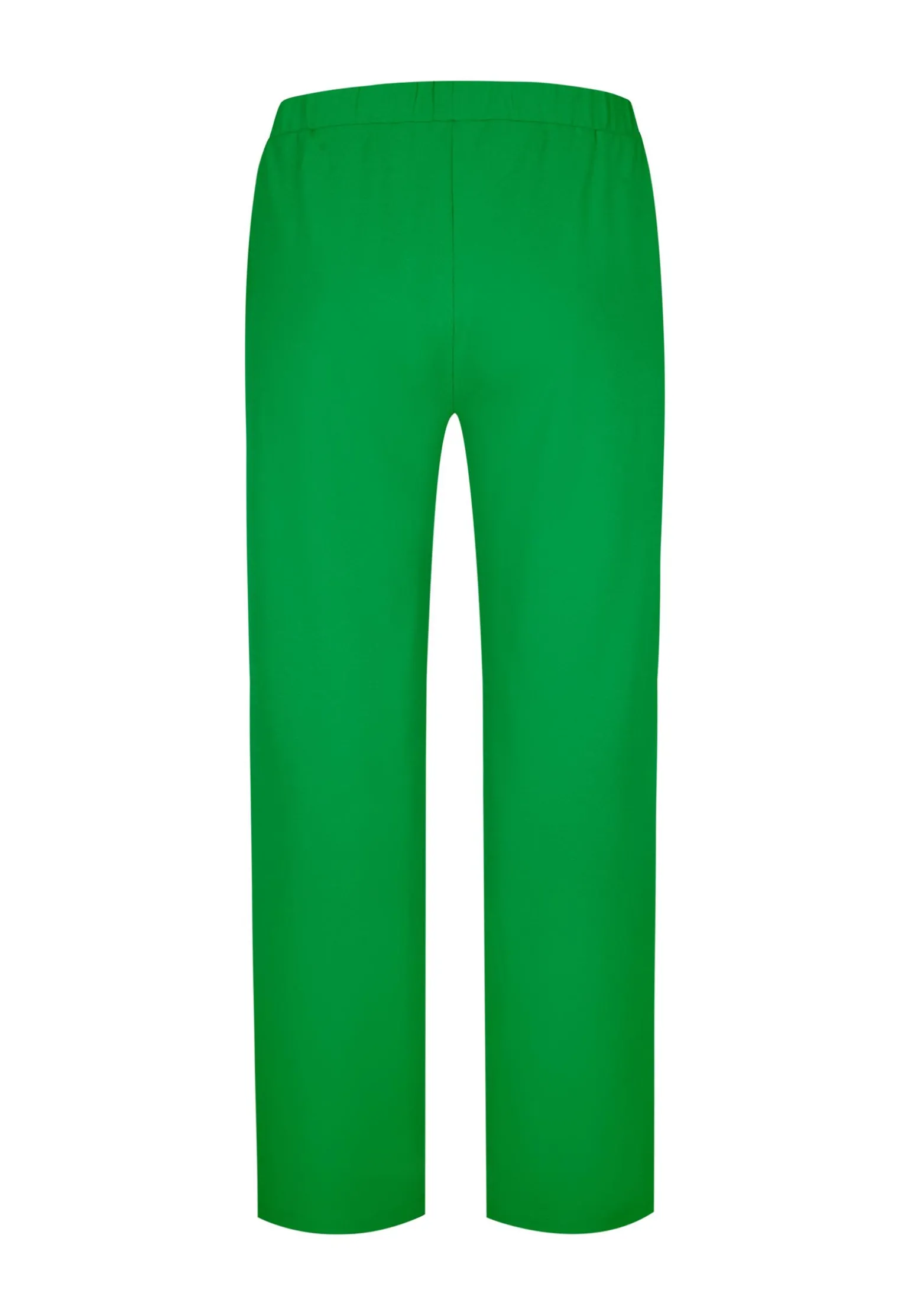 Online Miss Etam Broek wide leg groen 32" Jelly bean green