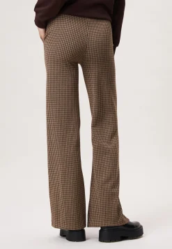 Discount Miss Etam Broek wide leg jacquard print bruin 32