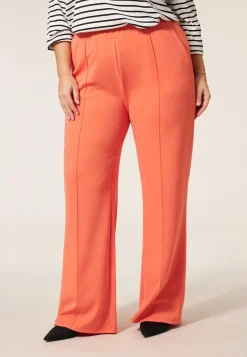 New Miss Etam Broek wide leg oranje 32" Coral