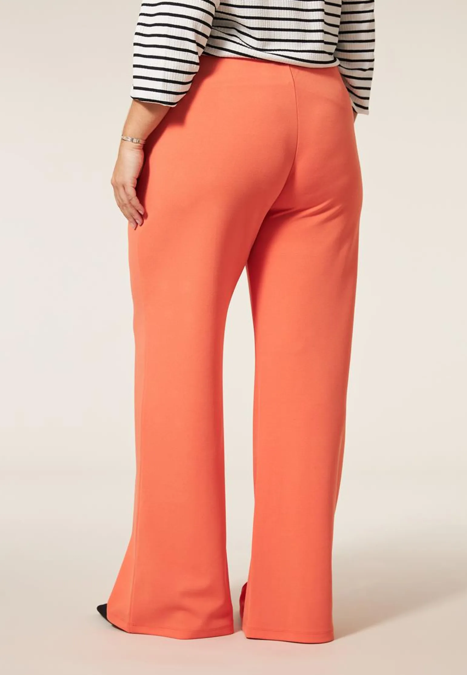 New Miss Etam Broek wide leg oranje 32" Coral