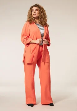 New Miss Etam Broek wide leg oranje 32