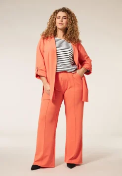 New Miss Etam Broek wide leg oranje 32