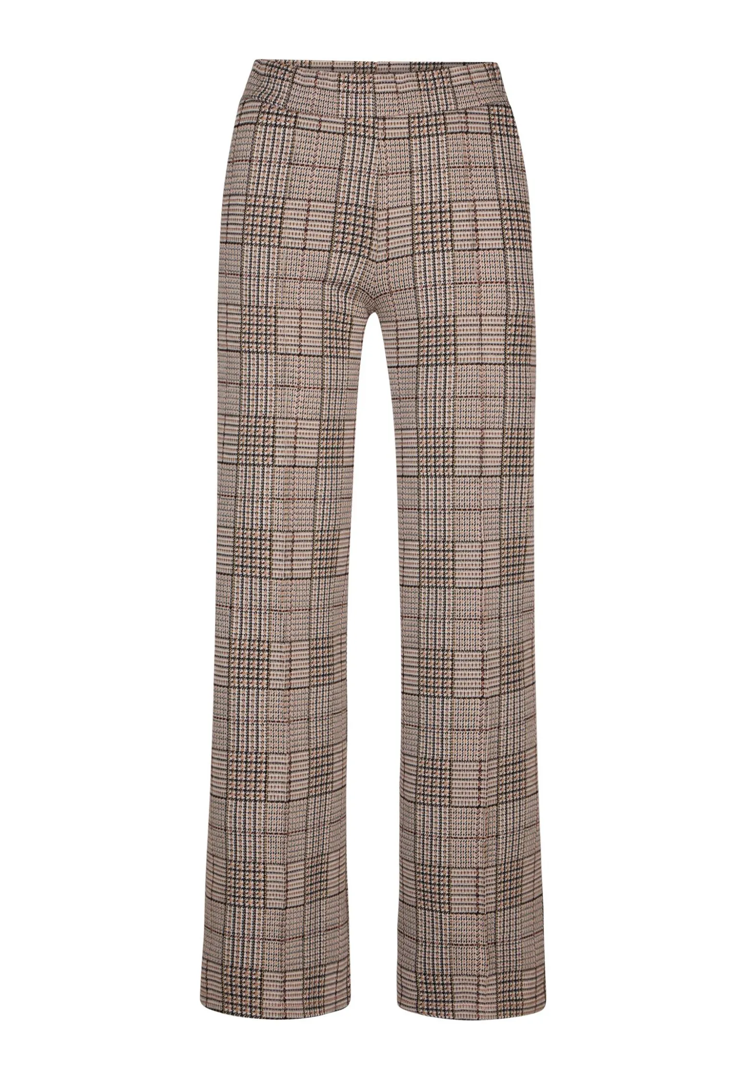 Online Miss Etam Broek wide leg print bruin 32" Multi dark neutral