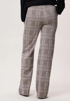 Online Miss Etam Broek wide leg print bruin 32