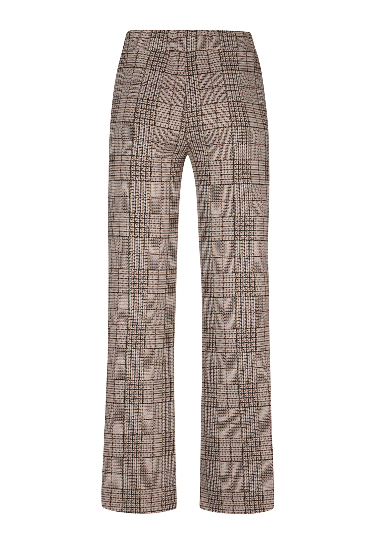 Online Miss Etam Broek wide leg print bruin 32" Multi dark neutral