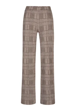 Clearance Miss Etam Broek wide leg print bruin 36" Multi dark neutral