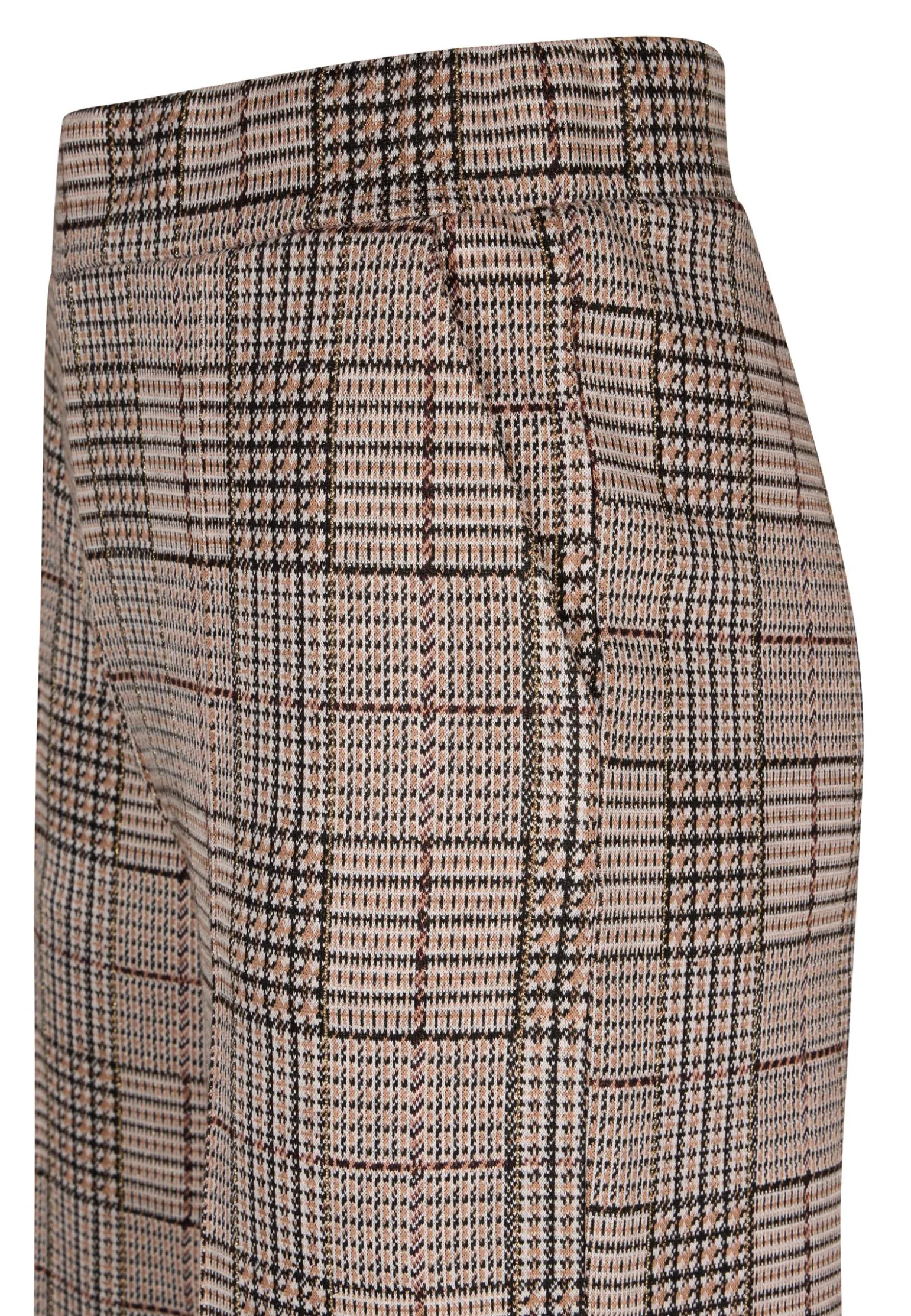 Clearance Miss Etam Broek wide leg print bruin 36" Multi dark neutral