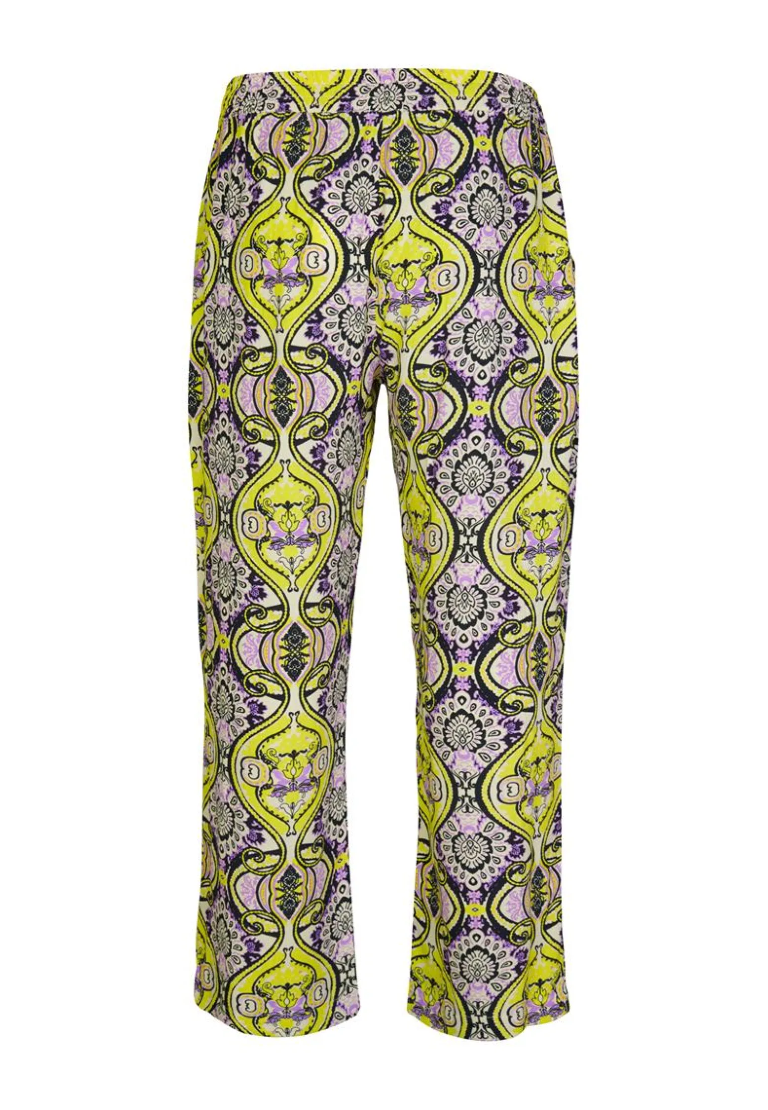 Outlet Miss Etam Broek wide leg print paars 32" Multi purple