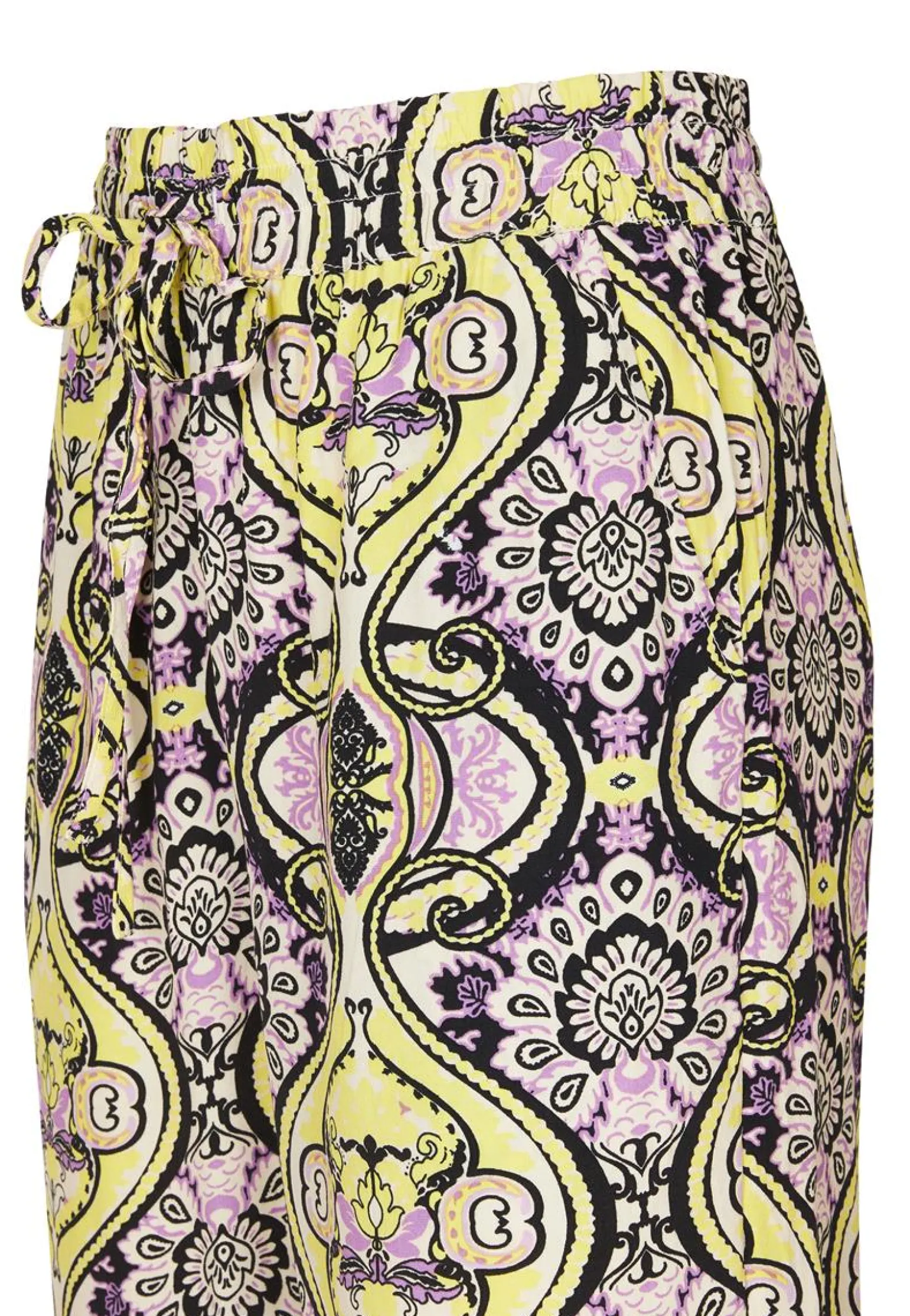 Discount Miss Etam Broek wide leg print paars Multi purple