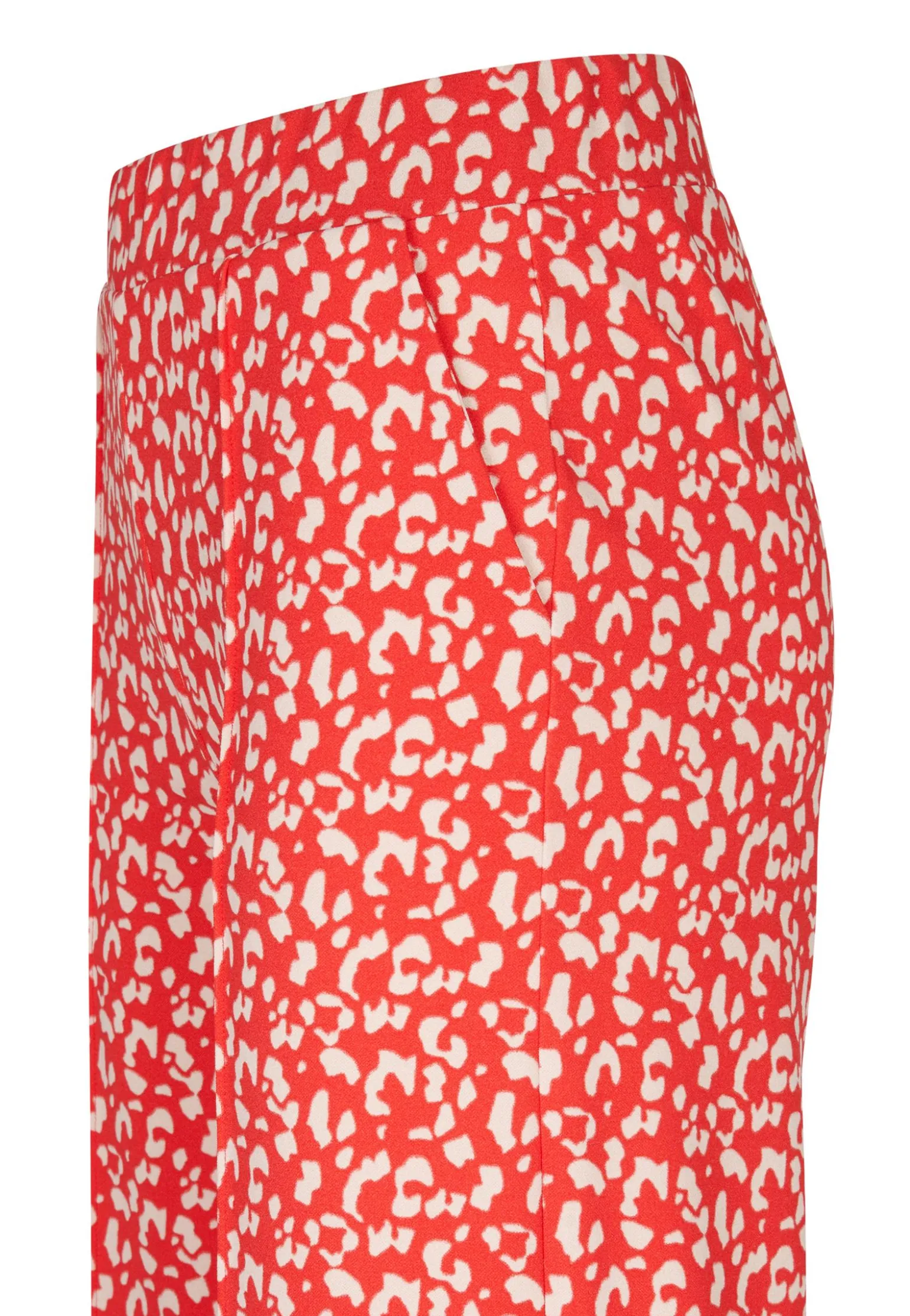 Miss Etam Broek wide leg print rood 36" Multi rood