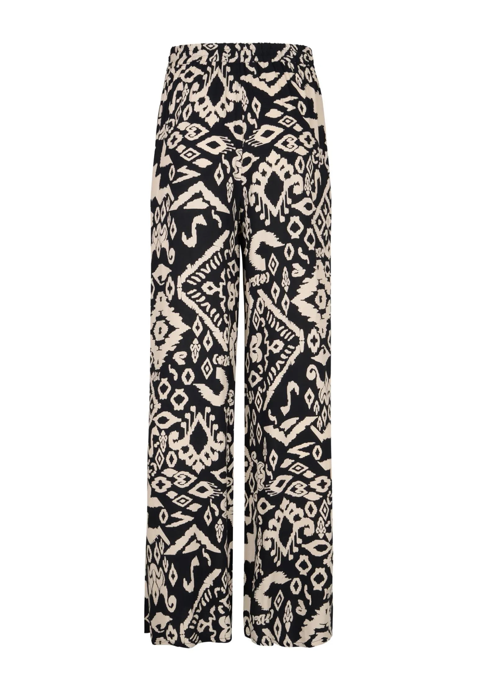 Best Miss Etam Broek wide leg print zwart Multi zwart