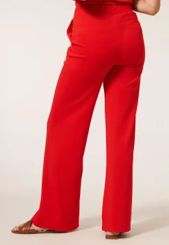 Online Miss Etam Broek wide leg rood 32