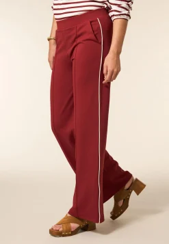 Online Miss Etam Broek wide leg rood 32" Multi dark red