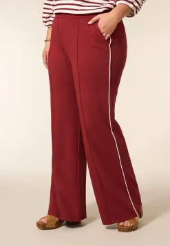 New Miss Etam Broek wide leg rood 32" Multi dark red