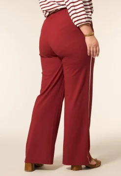 New Miss Etam Broek wide leg rood 32