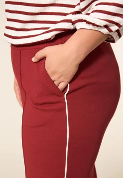 New Miss Etam Broek wide leg rood 32