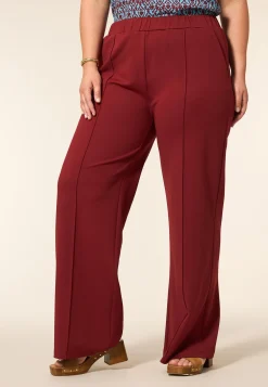 Sale Miss Etam Broek wide leg rood 32" Dark red