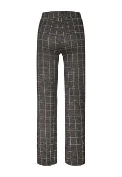 Clearance Miss Etam Broek wide leg ruit grijs 32