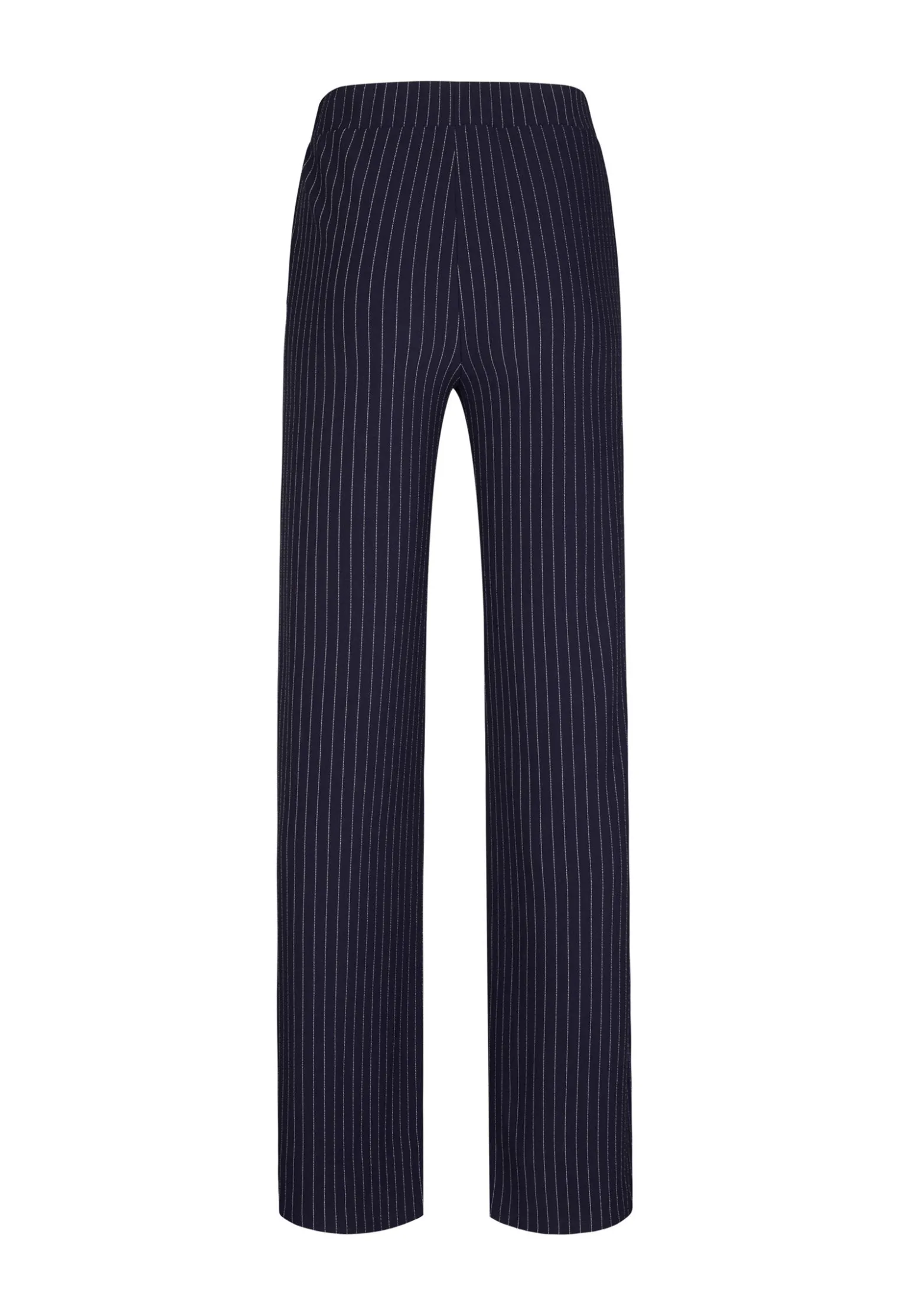 New Miss Etam Broek wide leg streep blauw 36" Multi donker blue