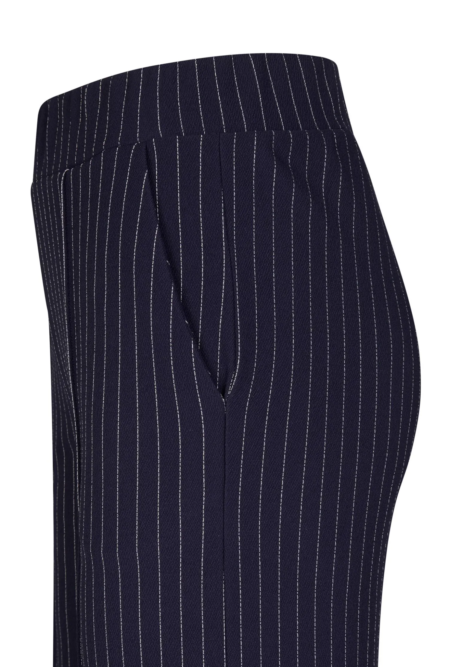New Miss Etam Broek wide leg streep blauw 36" Multi donker blue