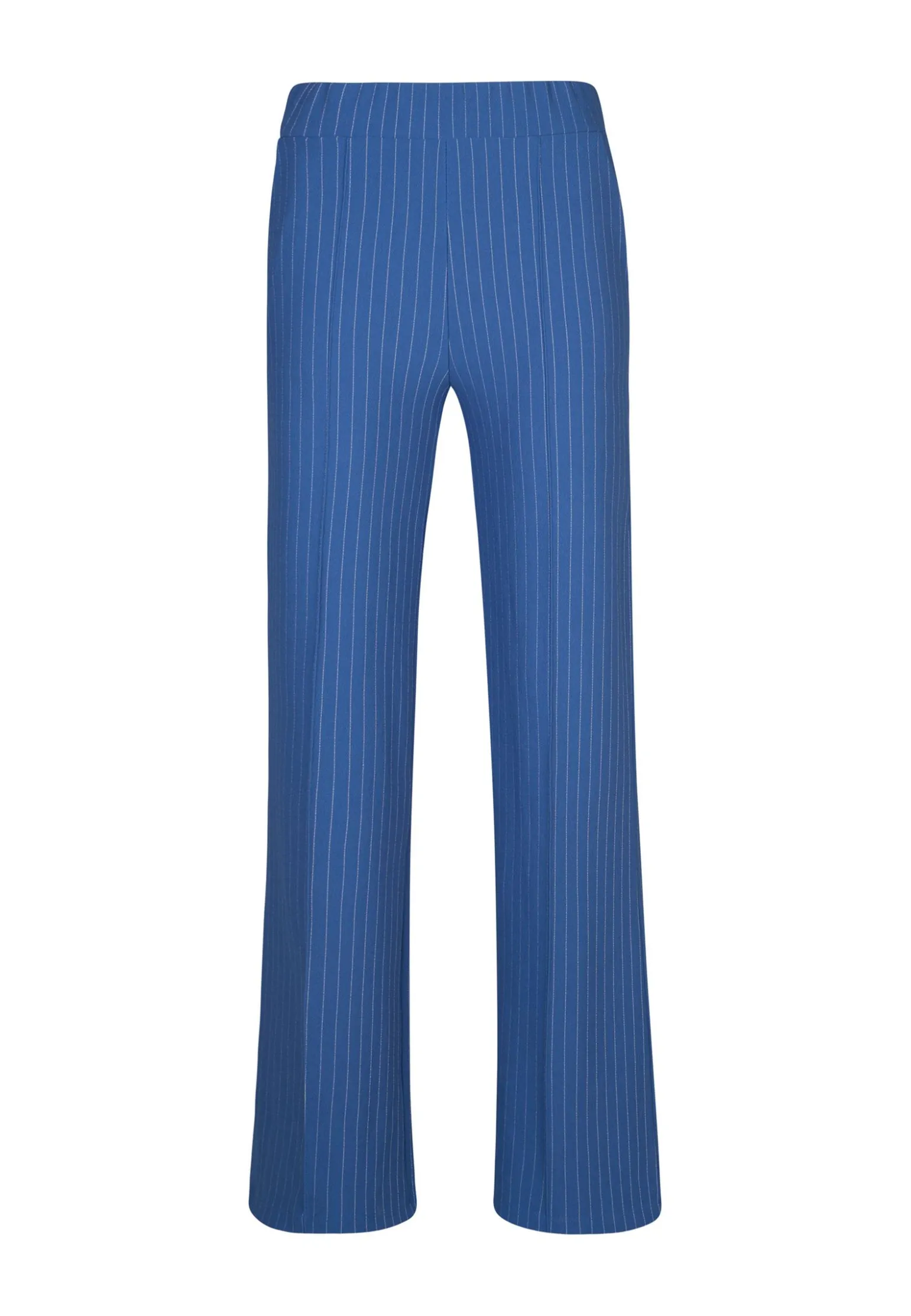 Best Miss Etam Broek wide leg streep blauw 32" Multi kobaltblauw
