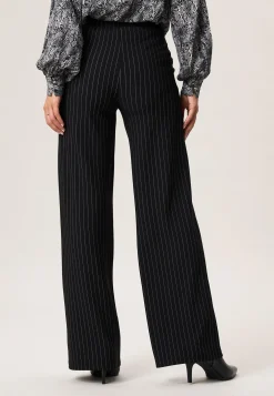 Outlet Miss Etam Broek wide leg streep zwart 32