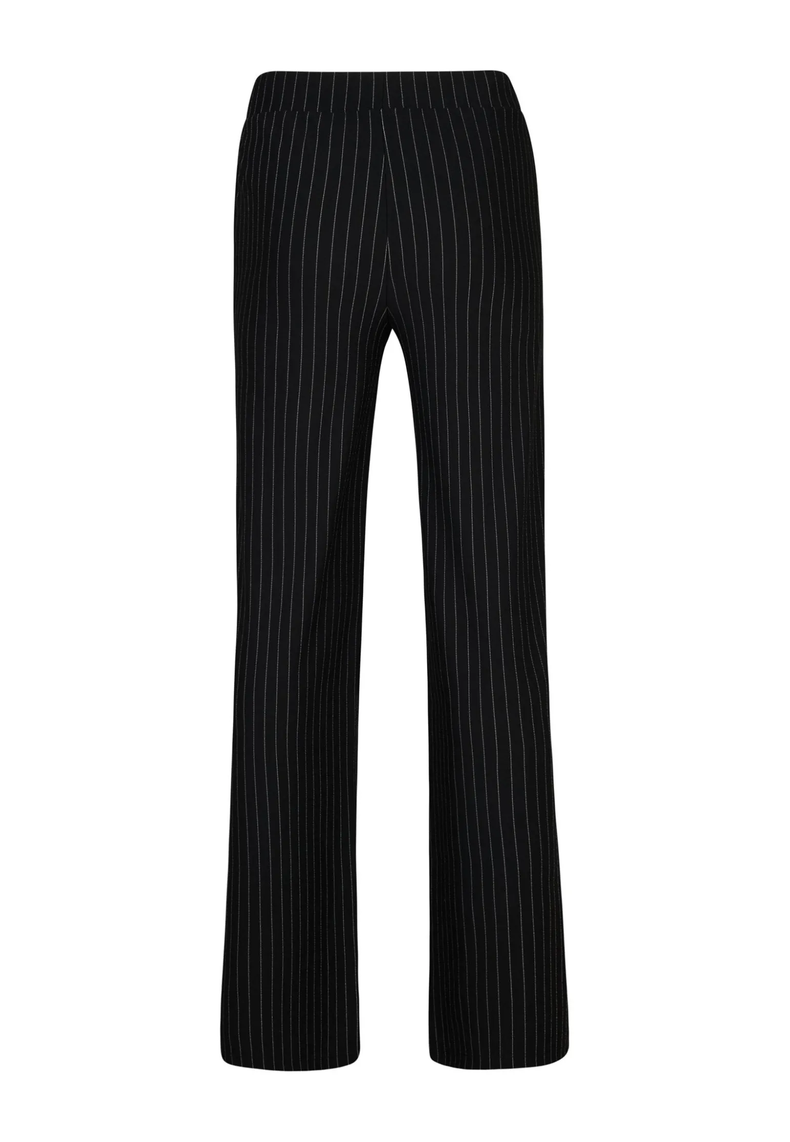 Online Miss Etam Broek wide leg streep zwart 36" Multi zwart