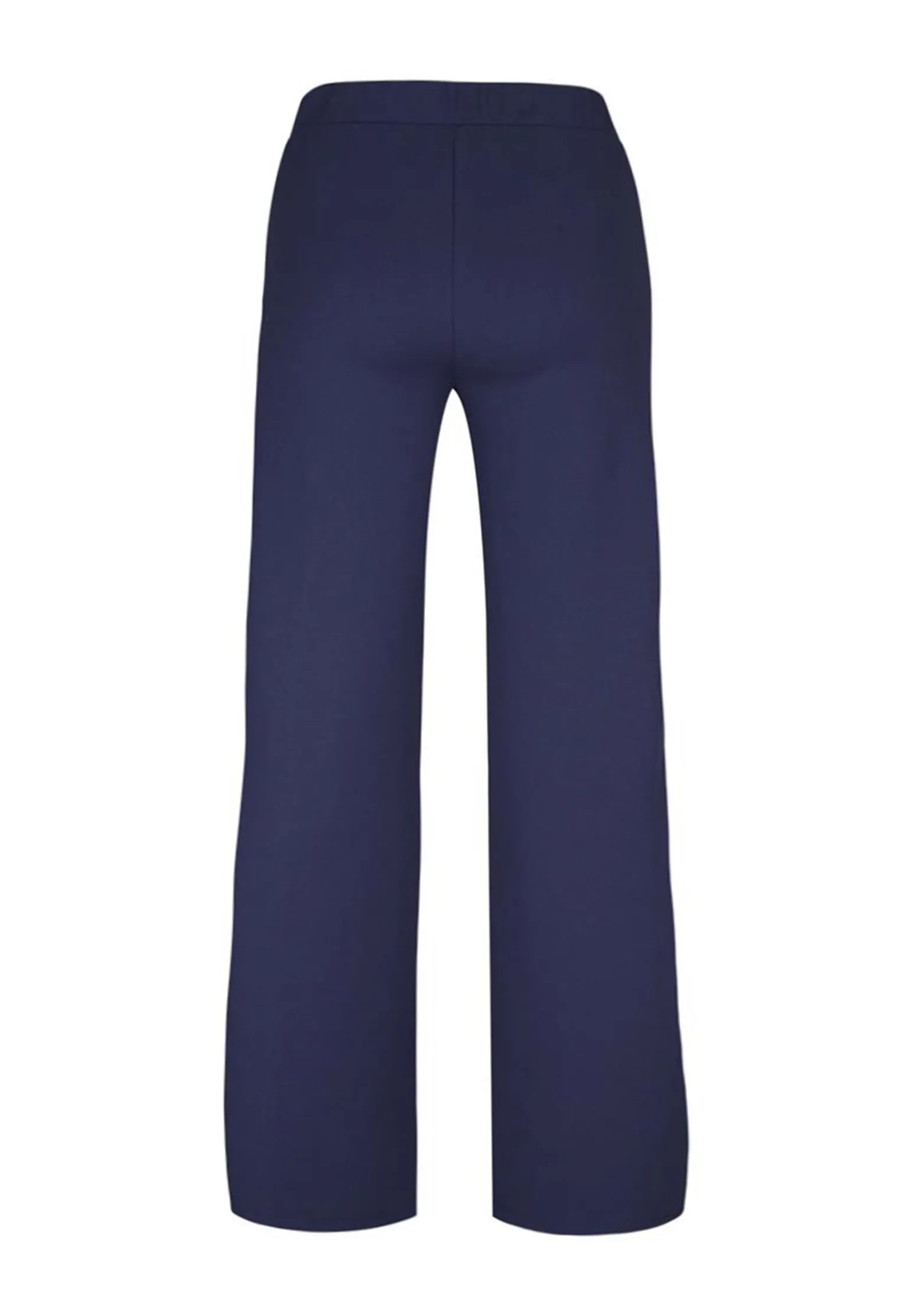 Best Miss Etam Broek wide leg tape blauw 32" Donkerblauw